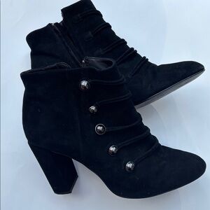 Banana Republic Black Leather Booties 11